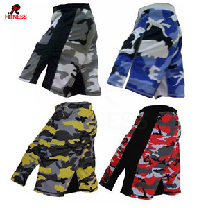 Shorts de boxe et de MMA pour hommes, unisexes, pour la gym et le jogging, imprimés en sérigraphie, extensibles, respirants, séchage rapide - Product Image 1