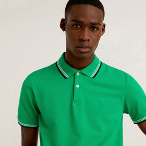 Camisetas de Golf para Hombre de Alta Calidad, Personalizadas con Impresión Digital, Manga Corta, Tela de Rizo Sólida, Logotipo OEM, Absorben la Humedad - Product Image 6