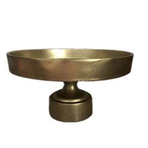 <b>Cake</b> <b>Stand</b> Single <b>Tier</b> Metal Cast Aluminium Nickle Plated Finished Decorative Single <b>Cake</b> <b>Stand</b> - Product Image 5