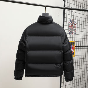 Men Puffer Bubble <b>Quilt</b> Custom Waterproof Lightweight Winter Zipper Closure Insulated Stand Collar <b>Thick</b> Coat JacketDDP Shipping - Product Image 2