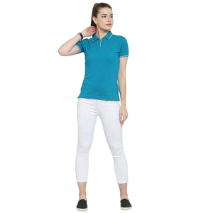 Respirant séchage rapide décontracté femmes pour chemises haute qualité toile Polyester/coton personnalisable T-shirts à manches courtes - Product Image 1