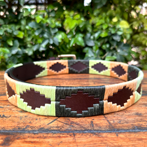 High Quality Custom Length Youth <b>Polo</b> Leather Belt Vintage Waxy Thread Luxury Style OEB Buckle Excellent Heavy Genuine Leather - Product Image 2