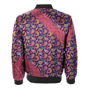 Veste bomber réversible à col montant pour homme, imprimée sur mesure, tendance - Product Image 4