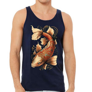 Vente en gros impression sublimation graphique débardeurs de pêche sans manches hommes camouflage uni imprimé UV boutons hauts de pêche et de chasse - Product Image 2