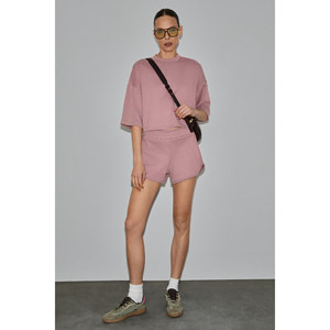 Shorts décontractés pour femmes GRIMELANGE PETAL en tissu extensible à taille élastique - Product Image 1