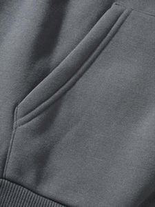 Conjunto de Sudadera Corta y Pantalones Deportivos Anchos de Estilo Urbano Unisex 2025, Fabricante de Chándales Holgados con Estampado Personalizado - Product Image 5