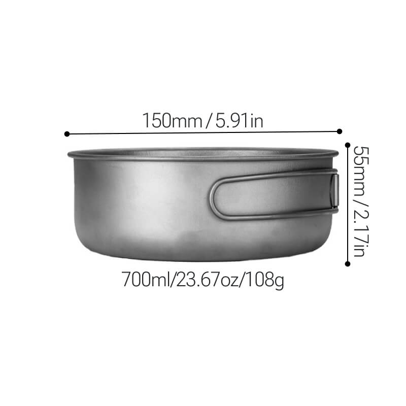 Sartén de Titanio de 700ml