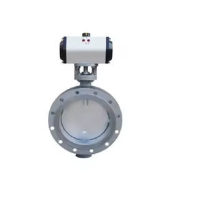 Vanne papillon en fonte C-Way, actionneur pneumatique, indice de classement CL-125, pression de test du corps 21 Barg, haute qualité, taille 2 pouces - Product Image 2