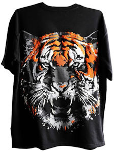 เสื้อยืดผู้ชายคุณภาพสูง ทรงปกติ แขนยาว พร้อมโลโก้ด้านหน้า ผ้าฝ้าย 100% ลายตัวอักษร บริการ OEM มีให้บริการ - Product Image 2