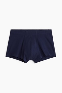 Calzoncillos bóxer de algodón 100% para hombre, ropa interior de verano de cintura alta con logotipo personalizado de tiro medio y alta, transpirable y cómoda - Product Image 5