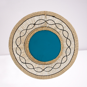 Top Nuevo diseño Yute Seagrass Wall Salon Mirror Pequeño espejo redondo Venta al por mayor Buen precio Decoraciones para el hogar de lujo - Product Image 3