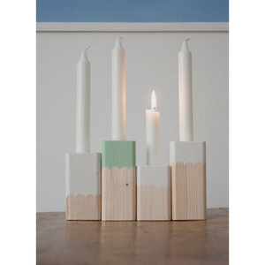 New Luxury Design Home Decorative <b>Dinner</b> Ware Item Creative Rectangular Shape Decorative Wooden <b>Candle</b> Holder for Best Sale - Product Image 6