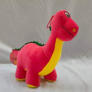 Meilleures ventes de jouets en peluche en coton PP doux et rembourrés en forme de dinosaure, broderie mignonne, petit cadeau d'anniversaire pour enfants, coffret cadeau en gros - Product Image 6