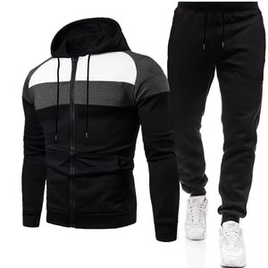 Conjunto Deportivo Personalizado de Invierno, 100% Algodón, Tallas Grandes, para Hombre y Mujer, Chaqueta y Pantalones de Dos Piezas, Impresión y Bordado Personalizados, Envío Rápido - Product Image 5