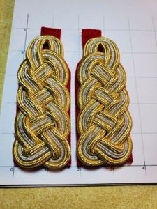 Épaulettes allemandes en tissu brodé 3D, accessoires personnalisés pour la décoration de vêtements uniformes - Product Image 4