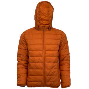 Veste bouffante imperméable au design uni en gros Vestes d'hiver pour hommes Fermeture à glissière Polyester respirant - Product Image 2