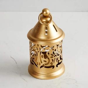 Mini vela linterna decoración del hogar Ramadán decorar Metal vela linterna vidrio transparente para decoraciones de boda - Product Image 4