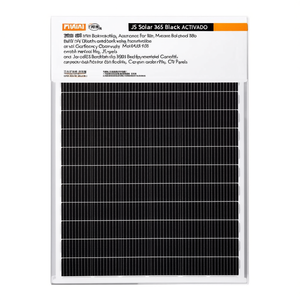 Panneau solaire monocristallin bifacial à demi-cellules JS Solar 365 Black haute efficacité certifié TUV - Product Image 2