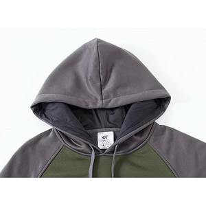 Logotipo personalizado 100% algodón hombres pullover sudaderas con capucha ropa en blanco de gran tamaño Sudadera con capucha unisex más tamaño sudaderas con capucha de los hombres - Product Image 3