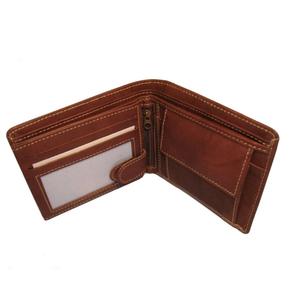 โลโก้ที่กำหนดเองการออกแบบใหม่สีน้ำตาลผู้ถือนามบัตรกระเป๋าสตางค์หนัง - Product Image 1