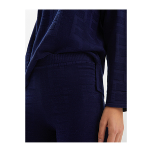 BGN Pull en tricot à motifs en mélange de laine pour femme, pantalon élégant, Turquie W24HP019 - Product Image 6