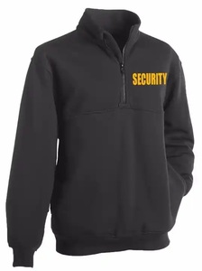 Guardia de seguridad personalizada media cremallera sudadera hombres sudaderas Royal Security Guard uniforme chaqueta - Product Image 4