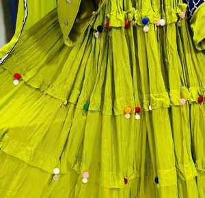 ชุดเดรสผ้ากำมะหยี่ปักเต็มตัวแขนยาวสไตล์วินเทจผ้ากำมะหยี่แท้ทรงเอ - Product Image 5