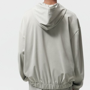 Logotipo/diseño personalizado de alta calidad para hombres, sudaderas con capucha lisas de gran tamaño informales, estilo de calle, sudaderas con capucha con hombros caídos para hombres - Product Image 3