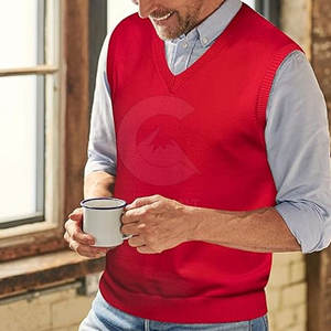 Street Wear tricoté hommes chandails sans manches respirant vente chaude tricoté léger chandails sans manches tricotés - Product Image 6