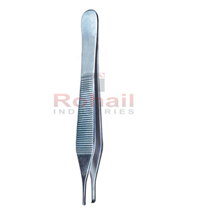 Adson เนื้อเยื่อคีมสแตนเลสที่มีคุณภาพพรีเมี่ยมโดยอุตสาหกรรมโรฮาล RI-DI-0223 - Product Image 2