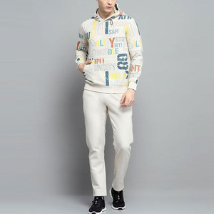 Precio barato Heavyweight Street Wear Hombres Impreso Chándal Secado rápido Tela cómoda Track Pant & Hoodie Set - Product Image 1