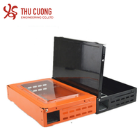 Piège à souris multi-prises pour fenêtre transparente Revêtement en poudre orange Contrôle efficacement les rongeurs L'état solide Attire les souris Appâts Poisons