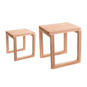 新设计的工艺品卧室旁边桌子批发散装价格木制边端桌子家具出口商