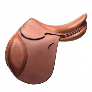 Silla de montar de cuero resistente para jinetes, asiento equilibrado diseñado para control de salto, comodidad y entrenamiento al aire libre - Product Image 2