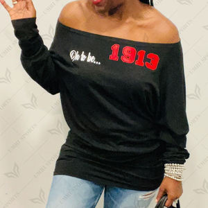 Sudadera de mujer con dobladillo costilla de cintura natural ecológica tejida con jersey de un hombro informal personalizado - Product Image 1