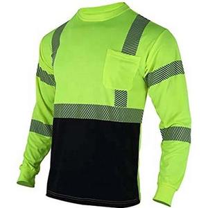 High Visibility Sunscreen Work Wear Uniform Long Sleeve <b>Hi</b> <b>Vis</b> Safety <b>Shirts</b> - Product Image 1