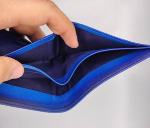 Portefeuilles bleus en cuir véritable pour hommes, avec logo et motifs personnalisés, multi-emplacements pour cartes RFID, doublure souple, porte-cartes de qualité supérieure, vente en gros - Product Image 5