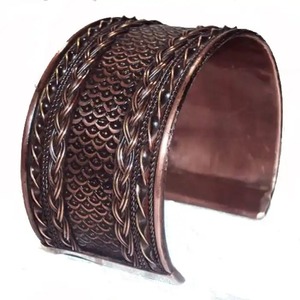 Newest Bohemian <b>Vintage</b> Adjustable Brass Cuff Bangles for Womens for Daily Use With Custom Size and Logo - Product Image 1