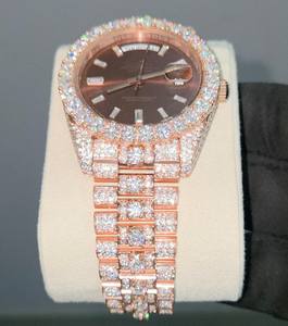 Montre analogique de luxe pour homme, qualité supérieure, mouvement mécanique Miyota, boîtier en acier inoxydable, cadran en cristal saphir en caoutchouc - Product Image 3