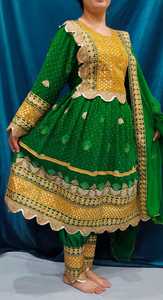 ชุดเจ้าสาวปักลายแบบอัฟกานิสถานสำหรับผู้หญิงมาใหม่ - Product Image 4