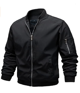 Veste légère pour homme, coupe ajustée, coupe-vent, vêtement d'extérieur actif, 100% polyester, fermeture éclair importée, lavage en machine, vente chaude - Product Image 1