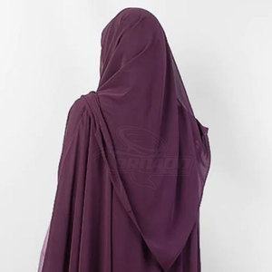 Robe Abaya pour femmes musulmanes, décontractée, en polyester respirant et léger, automne-hiver, longueur cheville, manches longues, personnalisable - Product Image 6