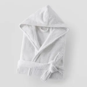 Kualitas tinggi 100% katun jubah mandi anak-anak penyerap lembut katun Turki tudung syal kerah tenun teknik rumah Hotel kamar mandi menggunakan - Product Image 4