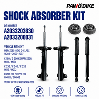 Amortisseur de suspension avant et arrière OE A2033203630 et A2033200031 pour W203 Classe C, pièce de rechange automobile