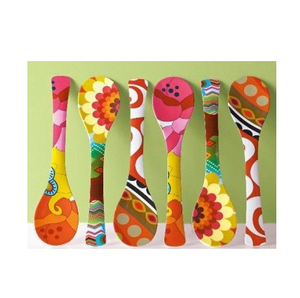 Wood Spoon Printed Designer Custom Logo Printed Wooden Spoon <b>Set</b> <b>Kitchen</b> <b>Utensils</b> Business Gifts - Product Image 1