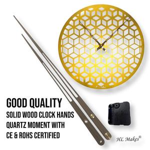 Horloge murale moderne de 60cm, horloge murale décorative de nouveau Design, horloge murale à géométrie hexagonale, - Product Image 2