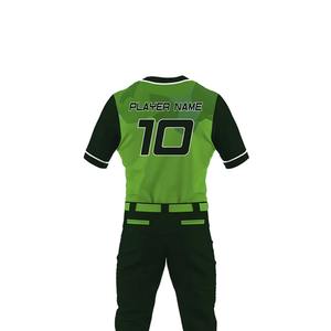 Uniforme de Béisbol de Diseño Personalizado de Buena Calidad, Transpirable, 100% Poliéster, Antibacteriano, Disponible en Varios Tamaños - Product Image 4
