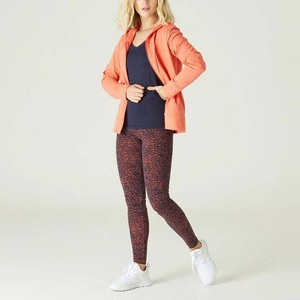 Sudaderas con capucha con logotipo personalizado para mujer, camiseta de gimnasio transpirable de manga larga de alta calidad, venta al por mayor, producción a granel, OEM - Product Image 2