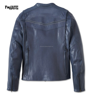OEM diseño personalizado Racing chaqueta de los hombres elegante Vintage 100% cuero Slim Fit transpirable a prueba de viento de color personalizado para Motocross - Product Image 5