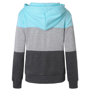 Women Bulk Sale Oversized Fleece Zipper-Up Hoodie Warm Plush Winter Sweatshirt Lined Eco-Friendly Soft Casual Street Fashion OEM - Product Image 4